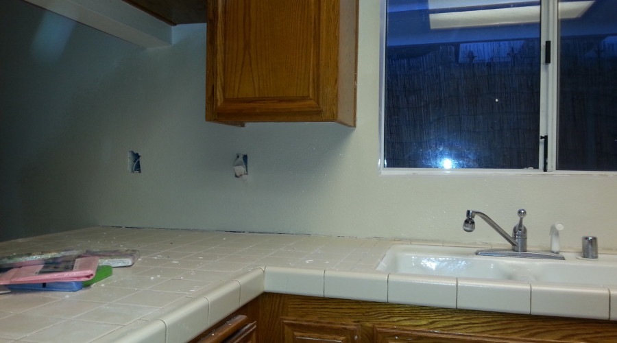 After Photo #2 - Kitchen Backsplash Drywall Repair